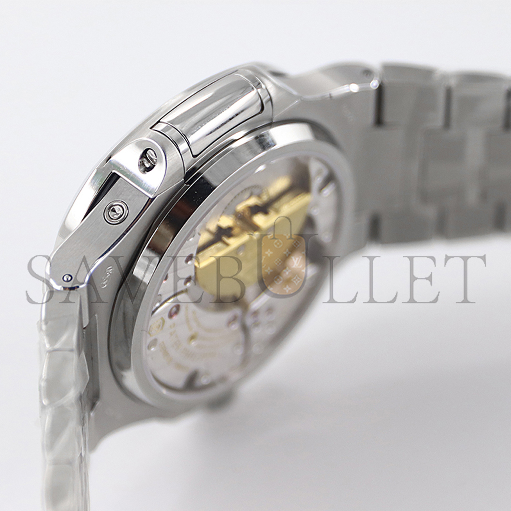 PATEK PHILLIPE NAUTILUS GREY DIAL WITH DIAMOND BEZEL IN STEEL WATCH 5740/1G-001 PATEK PHILLIPE NAUTILUS GREY DIAL WITH DIAMOND BEZEL IN STEEL WATCH 5740/1G-001
